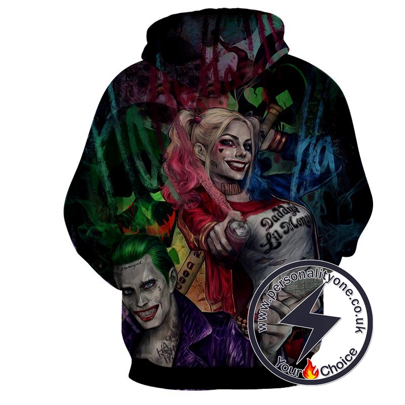 Harley Quinn - Harley Quinn 3D - Hoodies